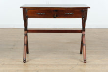 Load image into Gallery viewer, Bombay Writing Desk with 2 Drawers – Classic Wood Finish
