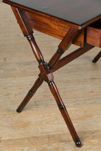 Load image into Gallery viewer, Bombay Writing Desk with 2 Drawers – Classic Wood Finish
