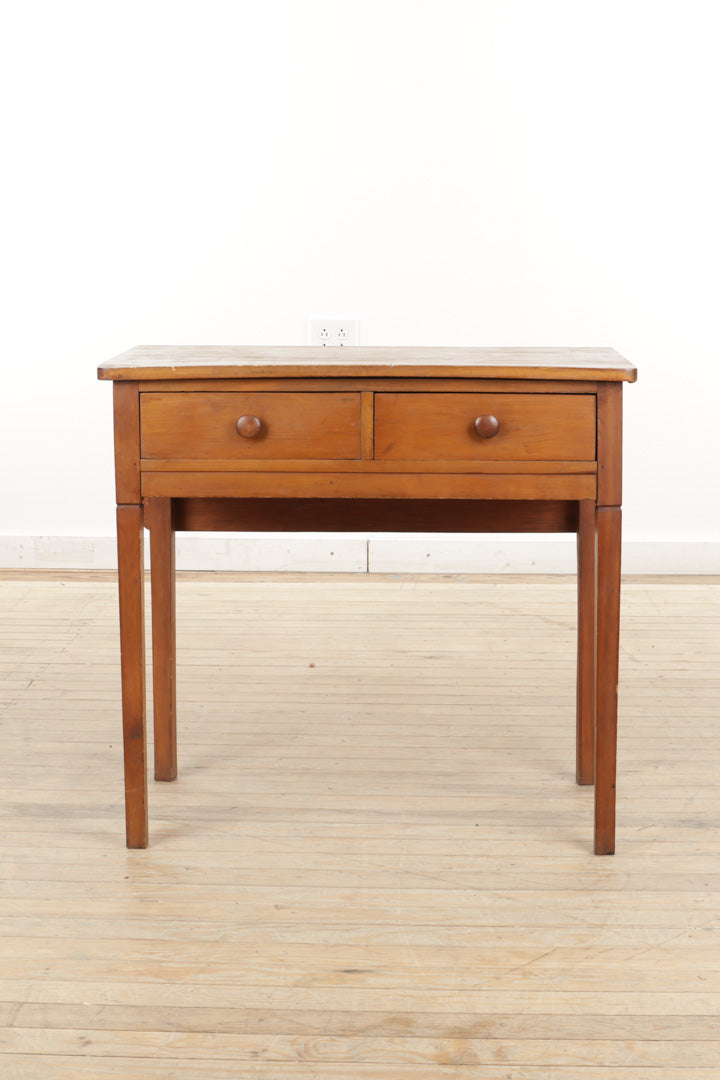 Writing Desk With Rear Drop Leaf Extension