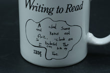 Load image into Gallery viewer, IBM “Writing to Read” Program Coffee Mug, Vintage School Literacy Promo, Unused
