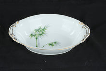 Load image into Gallery viewer, Yamaka China Japan Bamboo Pattern Serving Bowl Gold Trim 2302T

