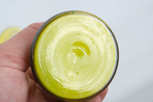 Load image into Gallery viewer, Czechoslovakia Yellow Art Glass Bud Vase Hand Painted Floral 8 Inch
