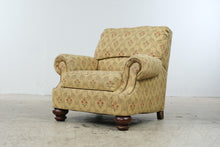 Load image into Gallery viewer, Traditional Floral Upholstered Recliner Chair with Matching Ottoman and Nailhead Trim
