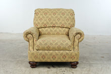 Load image into Gallery viewer, Traditional Floral Upholstered Recliner Chair with Matching Ottoman and Nailhead Trim
