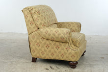Load image into Gallery viewer, Traditional Floral Upholstered Recliner Chair with Matching Ottoman and Nailhead Trim
