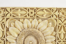 Load image into Gallery viewer, Yellow Sunflower Carved wall art
