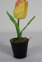 Load image into Gallery viewer, Yellow Tulip Fake Plant
