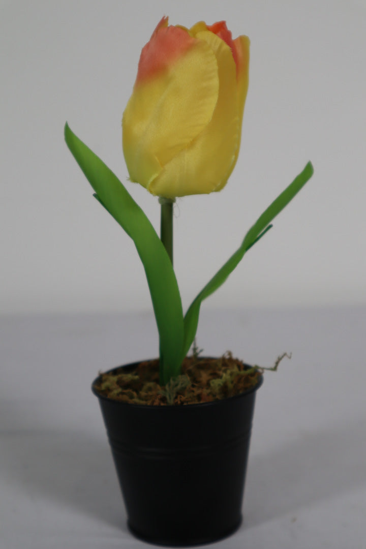 Yellow Tulip Fake Plant