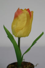 Load image into Gallery viewer, Yellow Tulip Fake Plant
