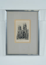 Load image into Gallery viewer, Edward J Cherry York Minster West Front Signed Artists Proof Original Etching
