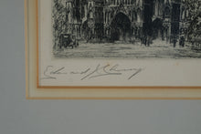 Load image into Gallery viewer, Edward J Cherry York Minster West Front Signed Artists Proof Original Etching
