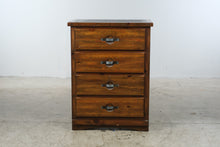 Load image into Gallery viewer, Vintage Young Hinkle Ships Ahoy Pine 4-Drawer Chest with Nautical Hardware
