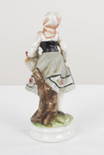 Load image into Gallery viewer, Young Woman with Groceries and Umbrella - Lefton China KW4055
