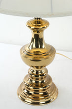 Load image into Gallery viewer, Polished Brass Urn Table Lamp with Bell Shade – Classic Traditional Style
