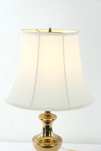 Load image into Gallery viewer, Polished Brass Urn Table Lamp with Bell Shade – Classic Traditional Style
