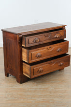 Load image into Gallery viewer, Antique Rustic Three Drawer Chest
