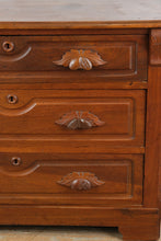 Load image into Gallery viewer, Antique Rustic Three Drawer Chest
