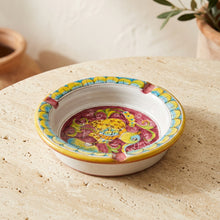 Load image into Gallery viewer, Italian Hand Painted Ceramic Fish Ashtray Colorful Art Pottery Dipinto a Mano 6 Inch
