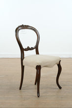 Load image into Gallery viewer, Set of 6 Antique Victorian Balloon Back Chairs – Carved Mahogany
