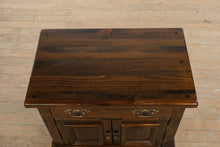 Load image into Gallery viewer, Bennington Pine Nightstand with Lower Cabinet – Solid Craftsmanship
