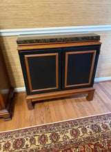 Load image into Gallery viewer, Solid Wood Accent Storage Cabinet with Stone Top
