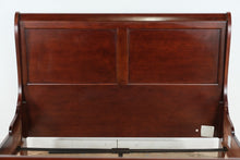 Load image into Gallery viewer, Cherry Queen Size Sleigh Bed- Broyhill
