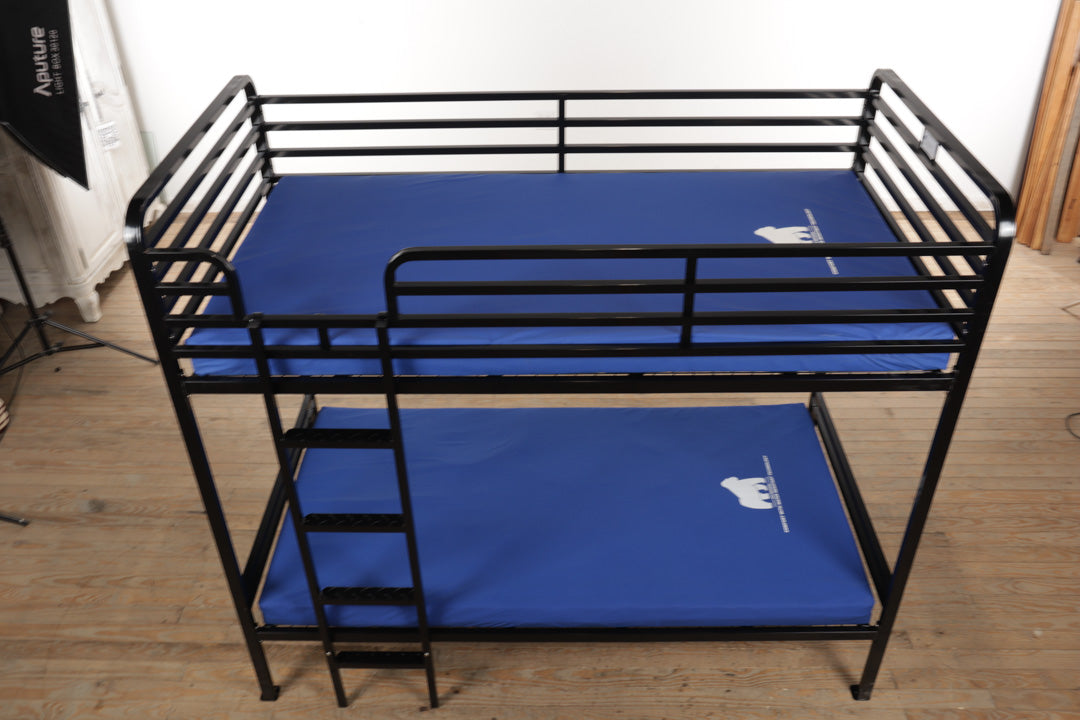 Single bunk bed metal discount