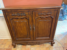 Load image into Gallery viewer, French Provincial Style Low Storage Cabinet in Solid Wood
