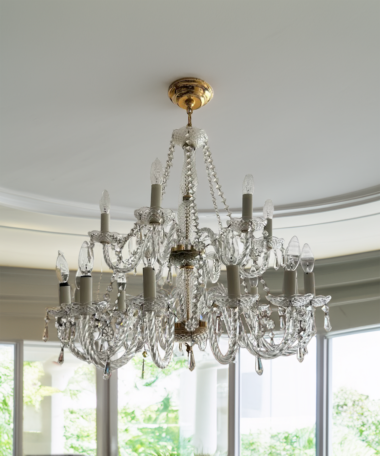 The Cavendish Manor Crystal Chandelier – 12-Light – 30