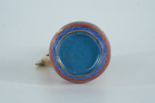 Load image into Gallery viewer, Cloisonné Miniature Ewer Pitcher – Red Enamel with Floral &amp; Bird Motif – 3" Tall
