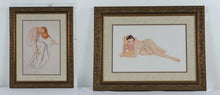 Load image into Gallery viewer, Alberto Vargas Jeanne and Temptation Esquire Pin Up Prints Framed Pair
