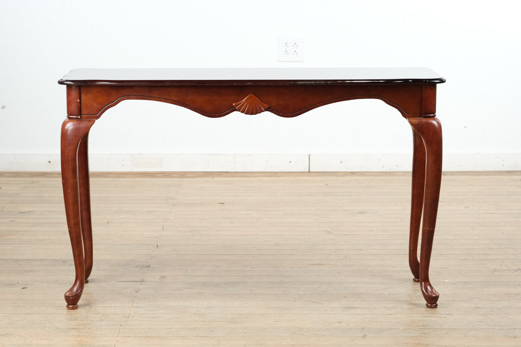 Carlisle Cherry Queen Anne Console Table