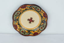 Load image into Gallery viewer, Certified International Corsica Crown Jewel Hand Painted Plate – 9” Decorative Dinner Plate
