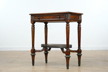 Load image into Gallery viewer, “The Bellamy Table” – Crotch Mahogany Side Table by Four Corner Imports
