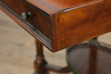 Load image into Gallery viewer, “The Bellamy Table” – Crotch Mahogany Side Table by Four Corner Imports
