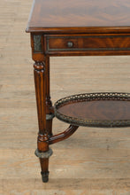 Load image into Gallery viewer, “The Bellamy Table” – Crotch Mahogany Side Table by Four Corner Imports

