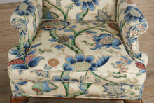 Load image into Gallery viewer, Pair of Custom Upholstered Wingback Lounge Chairs
