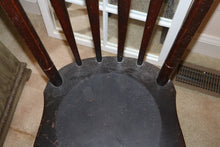 Load image into Gallery viewer, Vintage Wooden Desk Chair – 16&quot; W x 17&quot; D x 34&quot; H – Simple Spindle Back Design
