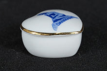 Load image into Gallery viewer, Little Mermaid Denmark Porcelain Heart Trinket Box – Souvenir with Gold Trim
