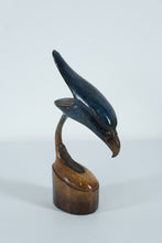 Load image into Gallery viewer, Imago Triumph Blue by Stephen Herrero (2007) – Limited Edition Eagle Sculpture, 10” Tall
