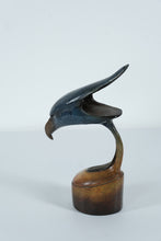 Load image into Gallery viewer, Imago Triumph Blue by Stephen Herrero (2007) – Limited Edition Eagle Sculpture, 10” Tall
