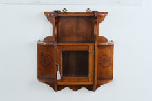 Load image into Gallery viewer, Vintage Eastlake Style Wall Hanging Display Cabinet
