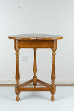 Load image into Gallery viewer, Ethan Allen 3-Clover Side Table – Solid Wood Accent Table
