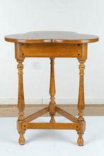 Load image into Gallery viewer, Ethan Allen 3-Clover Side Table – Solid Wood Accent Table
