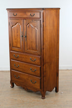 Load image into Gallery viewer, Ethan Allen Cherry Wood Gentleman's Chest with Cabinet Storage

