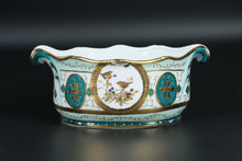 Load image into Gallery viewer, Ornate Rococo-Style Porcelain Bowl with Birds &amp; Gilded Accents – Sèvres Style
