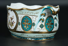 Load image into Gallery viewer, Ornate Rococo-Style Porcelain Bowl with Birds &amp; Gilded Accents – Sèvres Style
