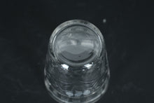 Load image into Gallery viewer, Set of 8 Vintage Etched Crystal Juice Glasses – Floral &amp; Geometric Cut Design – 2&quot; x 2.25&quot;
