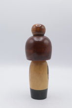 Load image into Gallery viewer, Vintage Japanese Kokeshi Doll Hand Painted Kimono Wood 8 5 Inch

