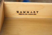 Load image into Gallery viewer, Vintage Hammary Solid Oak Drop Leaf Side Table with Queen Anne Legs
